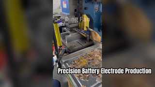 Productievideo batterij-elektrode