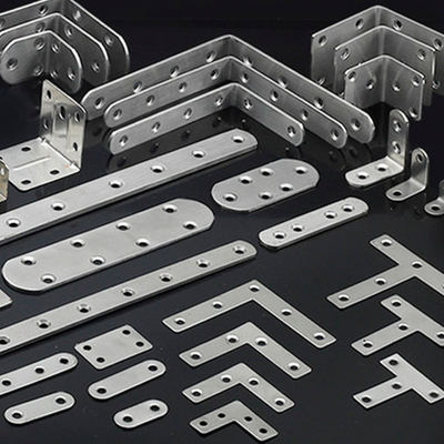 Oval Hole Metal Stamping Parts Motor Overcurrent Connectors For Welding Equipment