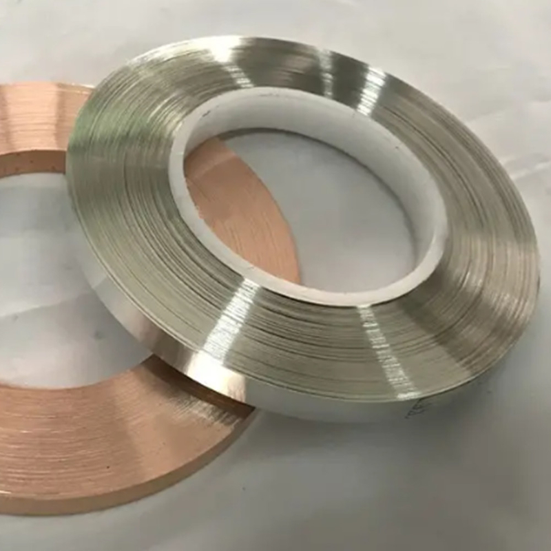 Nickel Plated Copper Strip with Two or Four Sides Electroplating for Enhanced Conductivity in Electronics