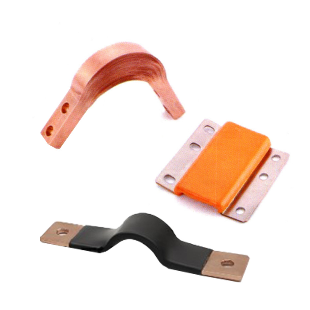 Copper Foil Flexible Battery Bus Bar Connectors Soft Connection