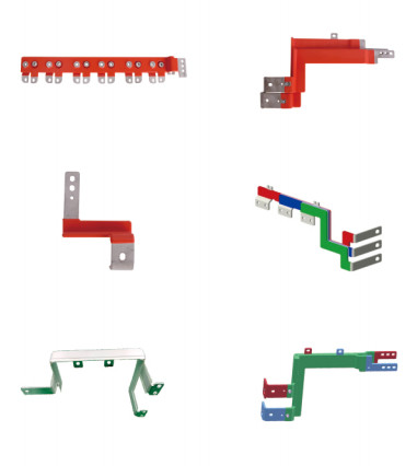 High Conductivity Flexible Copper Foil Connector With Flame Retardant Heat Shrinkable Tube For Battery Pack